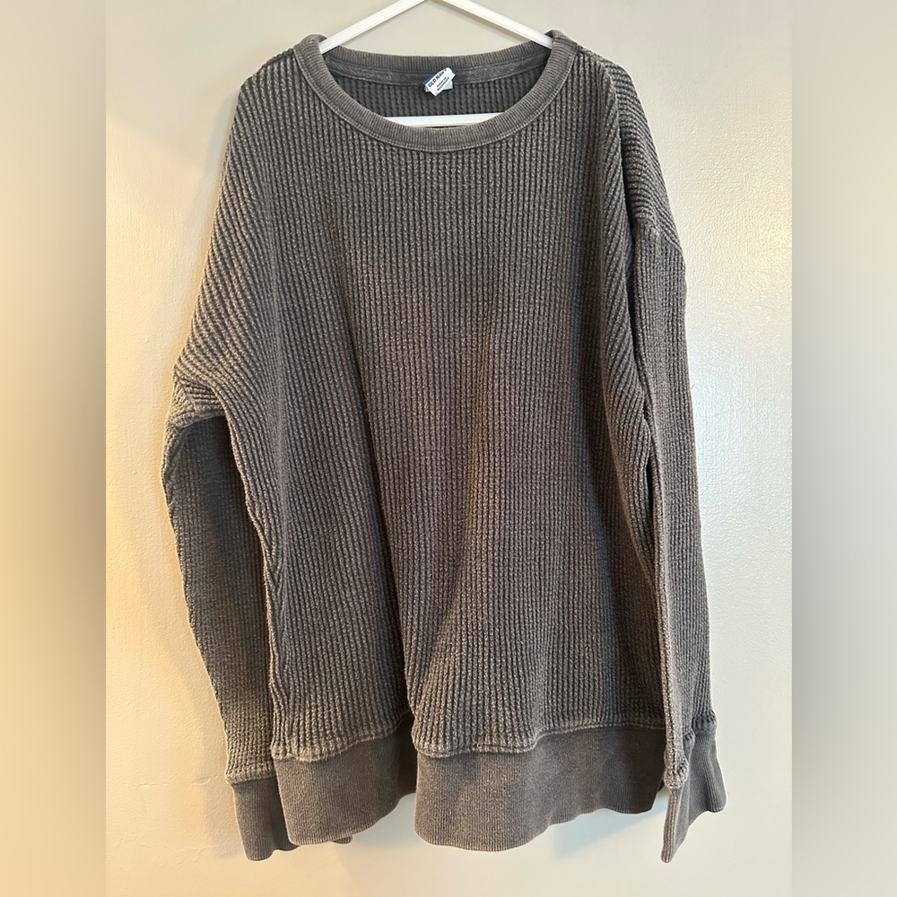 Kids Slouchy Waffle Kit Shirt